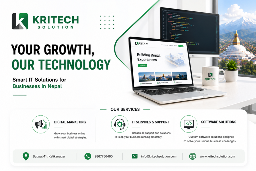 IT company Nepal providing SEO website development and software solutions