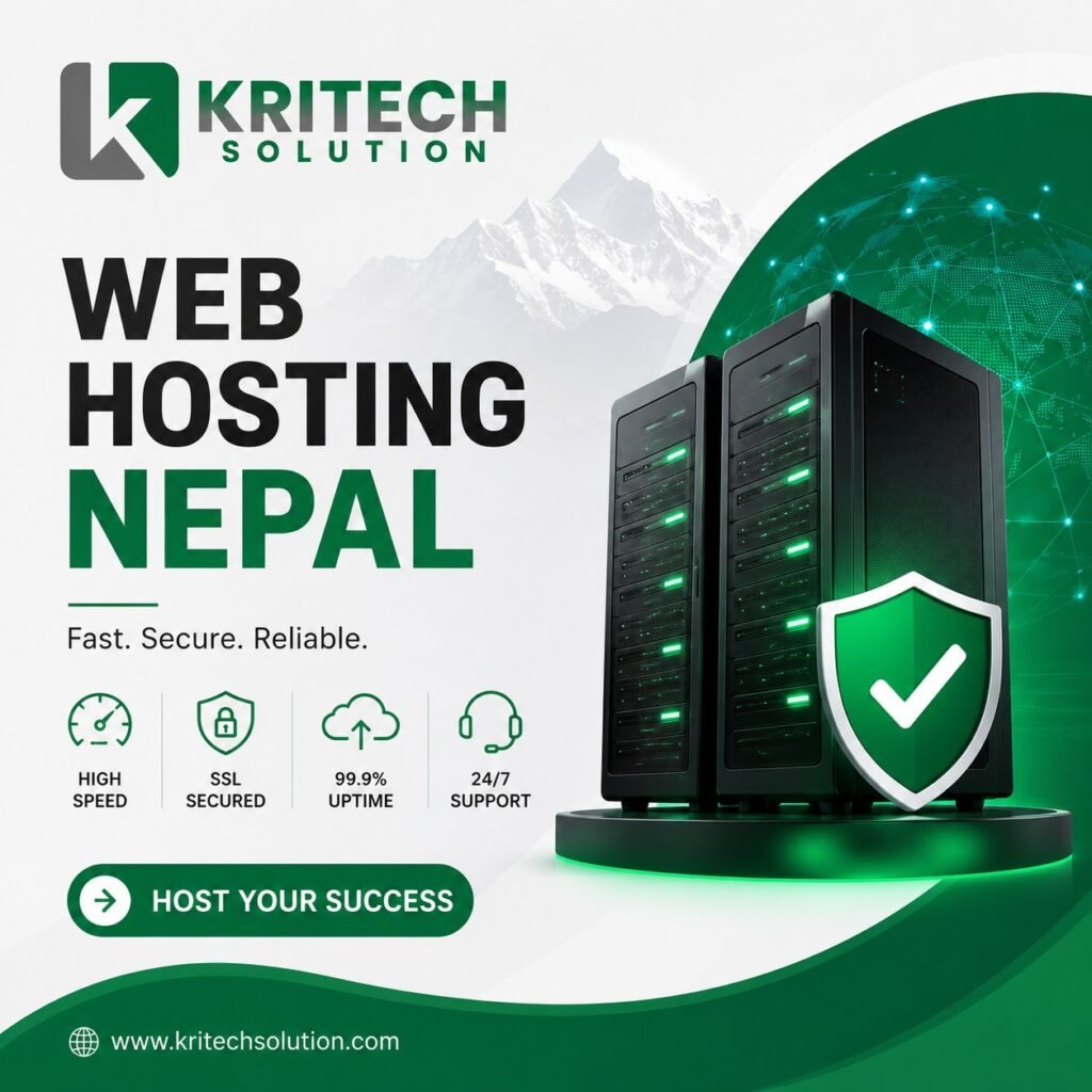 web hosting Nepal providing secure and fast website servers